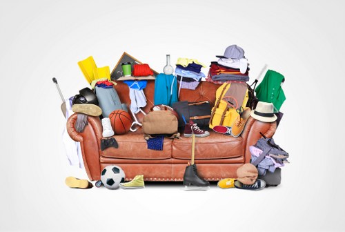 Professionals conducting flat clearance in Archway